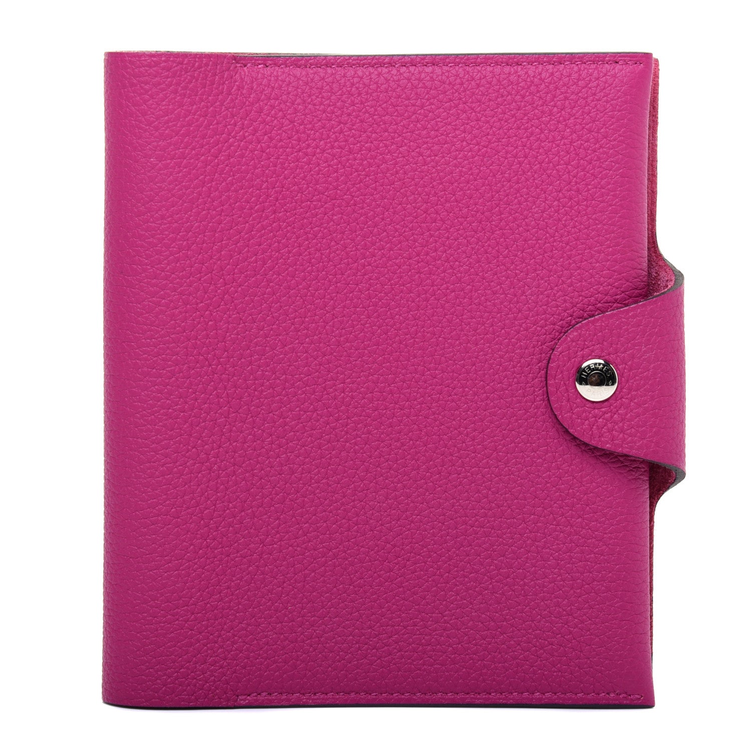 Hermes Togo Neo Ulysse PM Notebook Cover Rose Pourpre 1 of 7
