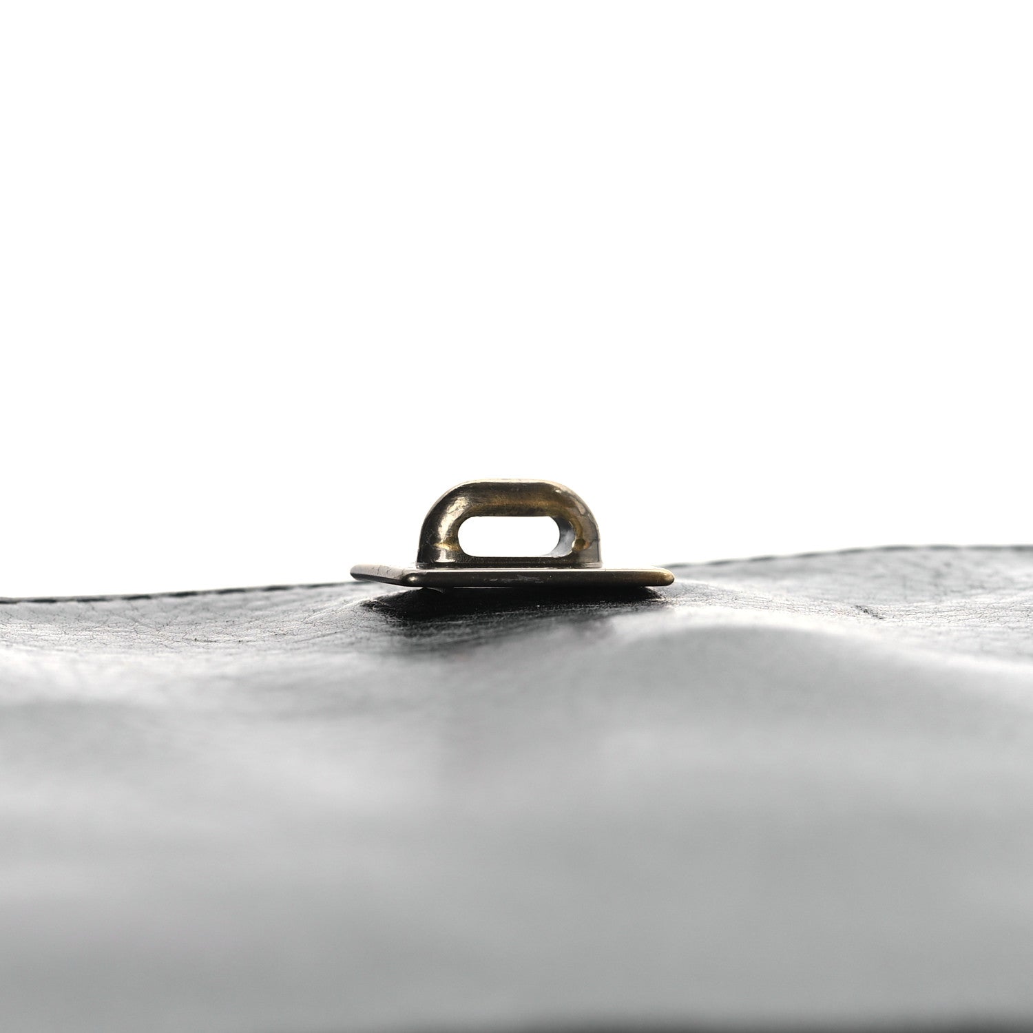 Fendi Calfskin Embellished B Bag Black 9 of 12