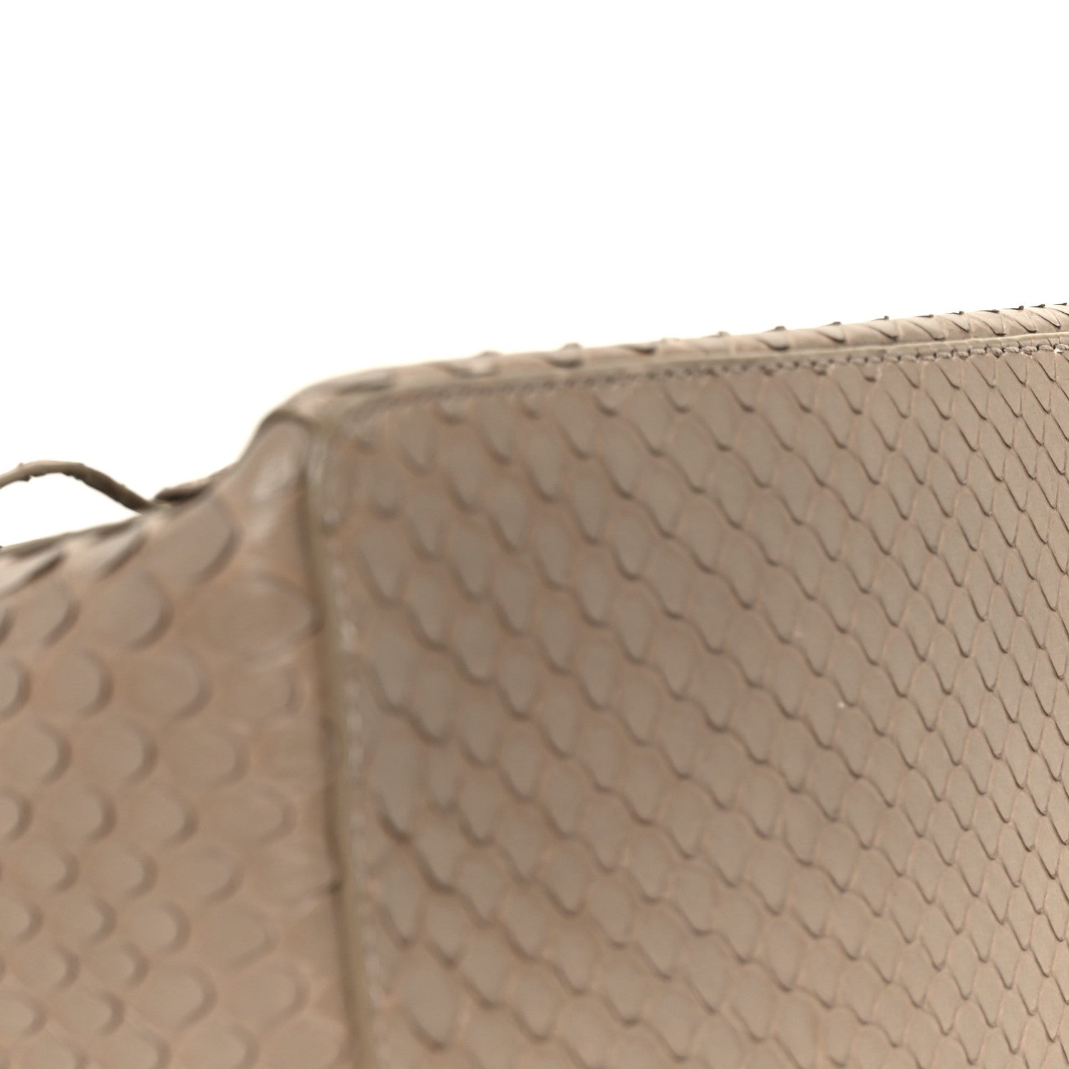Loro Piana Matte Snakeskin Extra Pocket L27 Grey 1840998