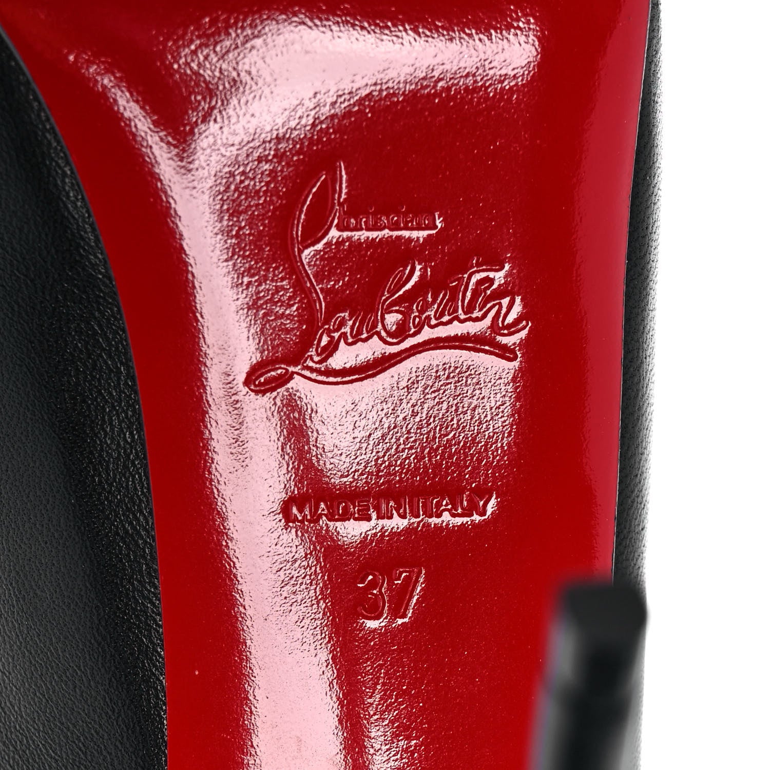 Christian Louboutin Nappa Altilege 120 Pumps 37 Black 6 of 8