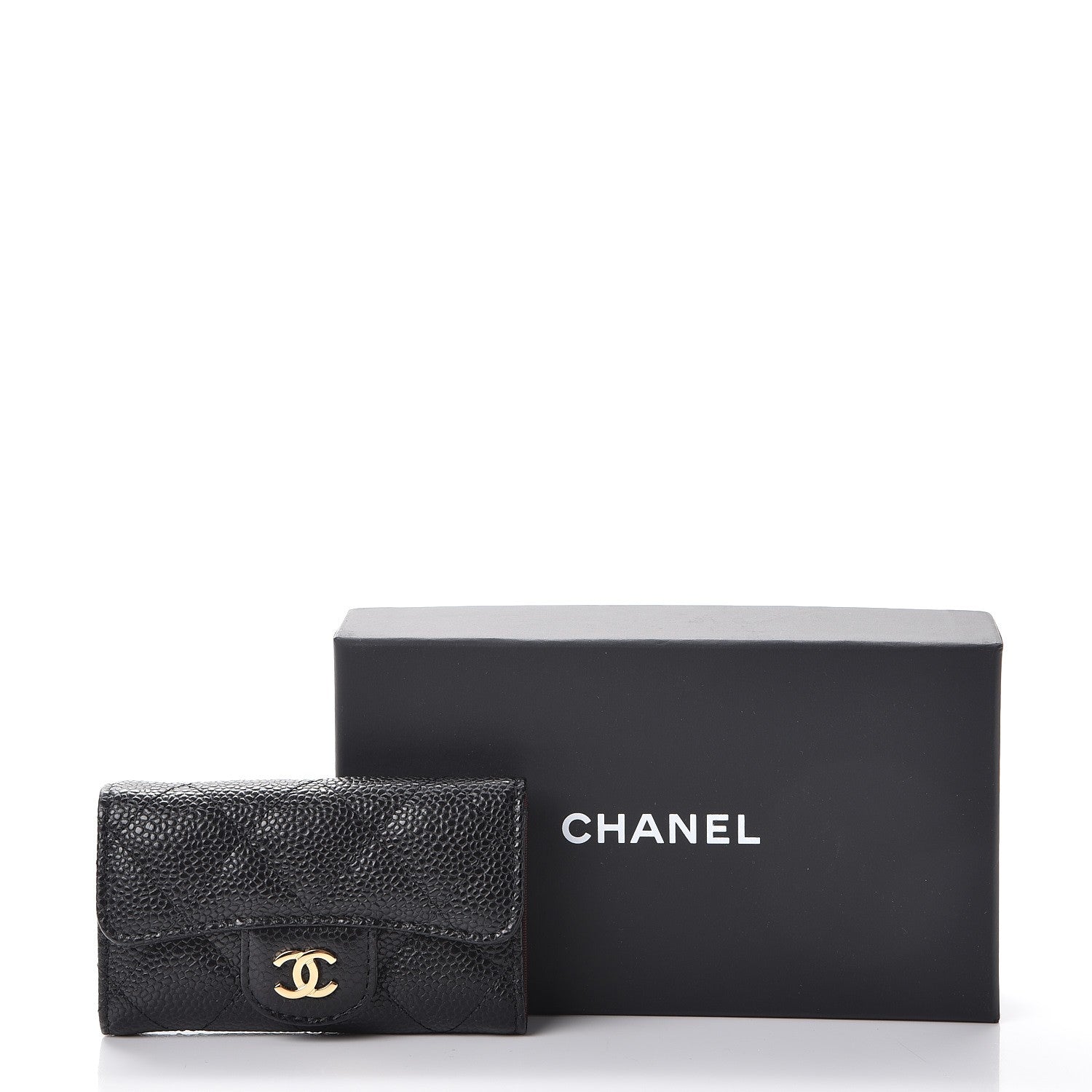 Chanel Caviar Quilted 6 Key Holder Black 9 of 9