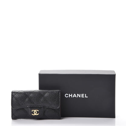 Chanel Caviar Quilted 6 Key Holder Black 9 of 9