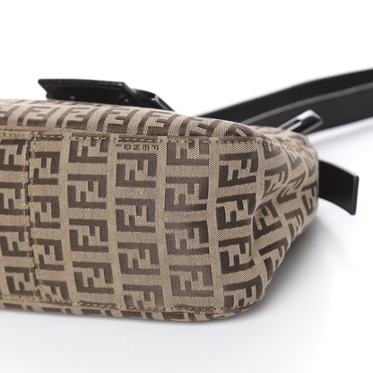 Fendi Zucchino Mini Shoulder Bag Dark Brown 8 of 11