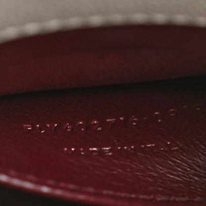 Saint Laurent Grain de Poudre Mini Classic Monogram Cassandra Top Handle Crema Soft 7 of 12