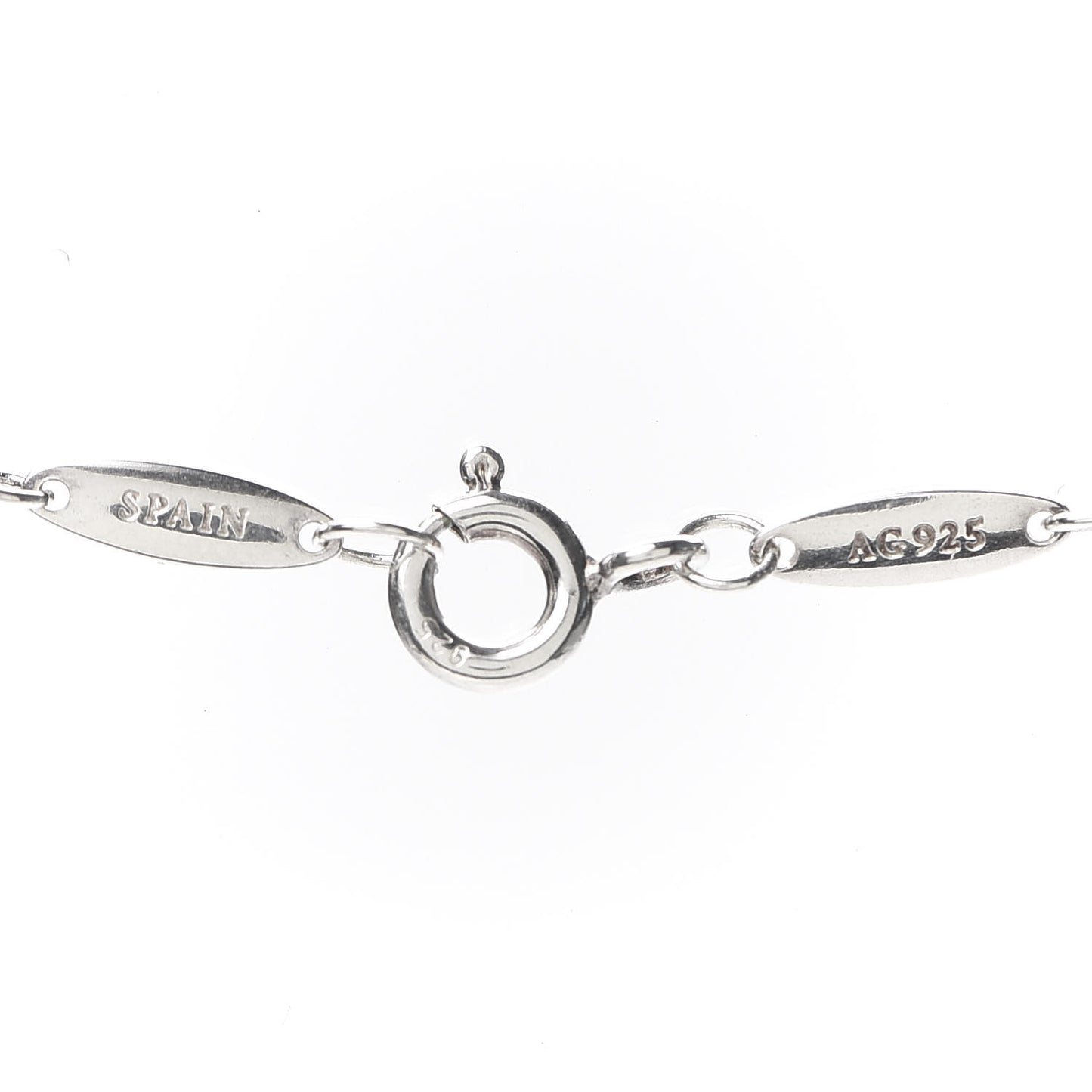 Sterling Silver Diamond .15ctw Elsa Peretti Diamonds by the Yard Drop Pendant Necklace
