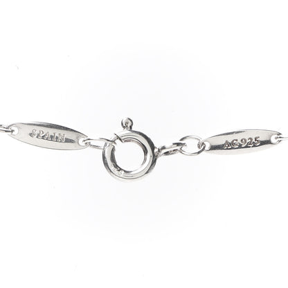 Tiffany Sterling Silver Diamond .15ctw Elsa Peretti Diamonds by the Yard Drop Pendant Necklace 4 of 6