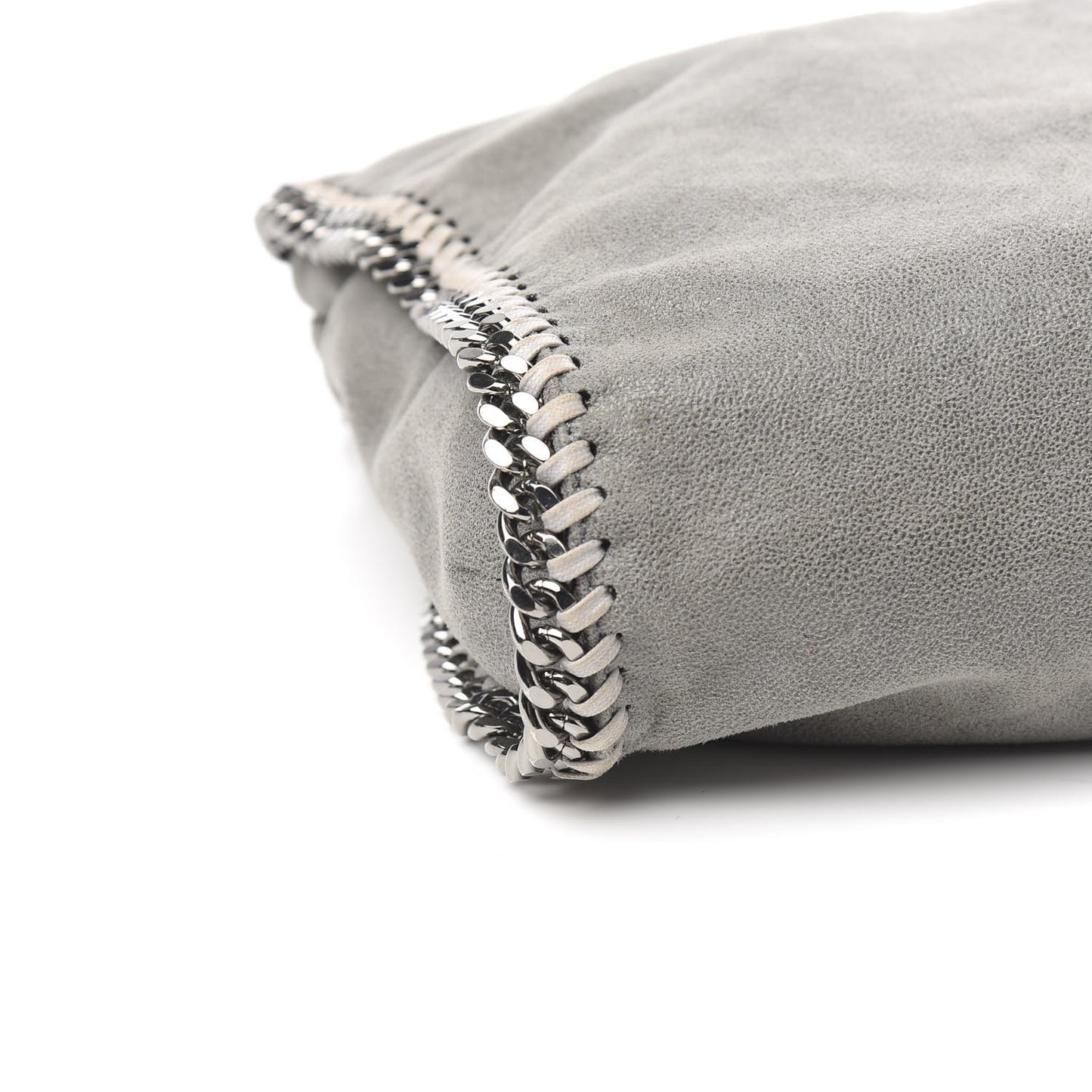 Shaggy Deer Falabella Fold Over Tote Grey