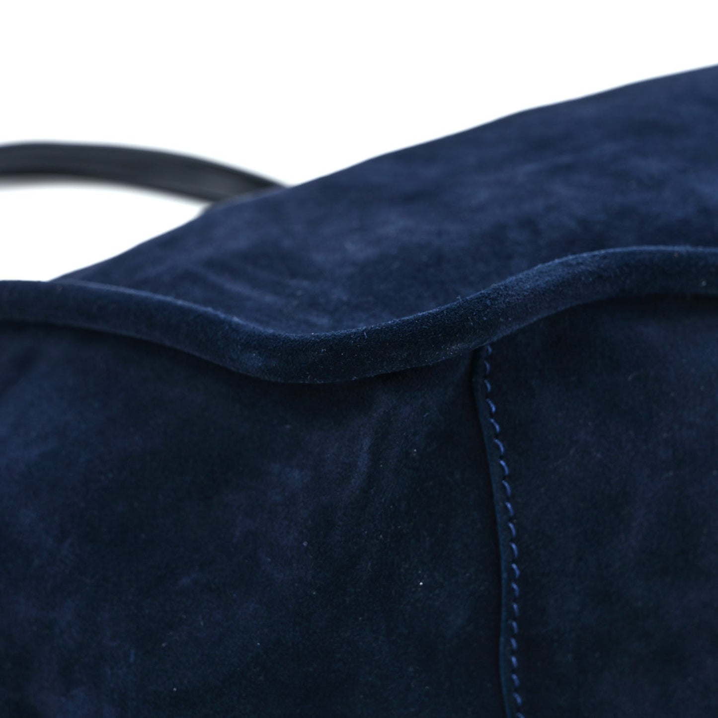 Suede Extra Large Tote Navy