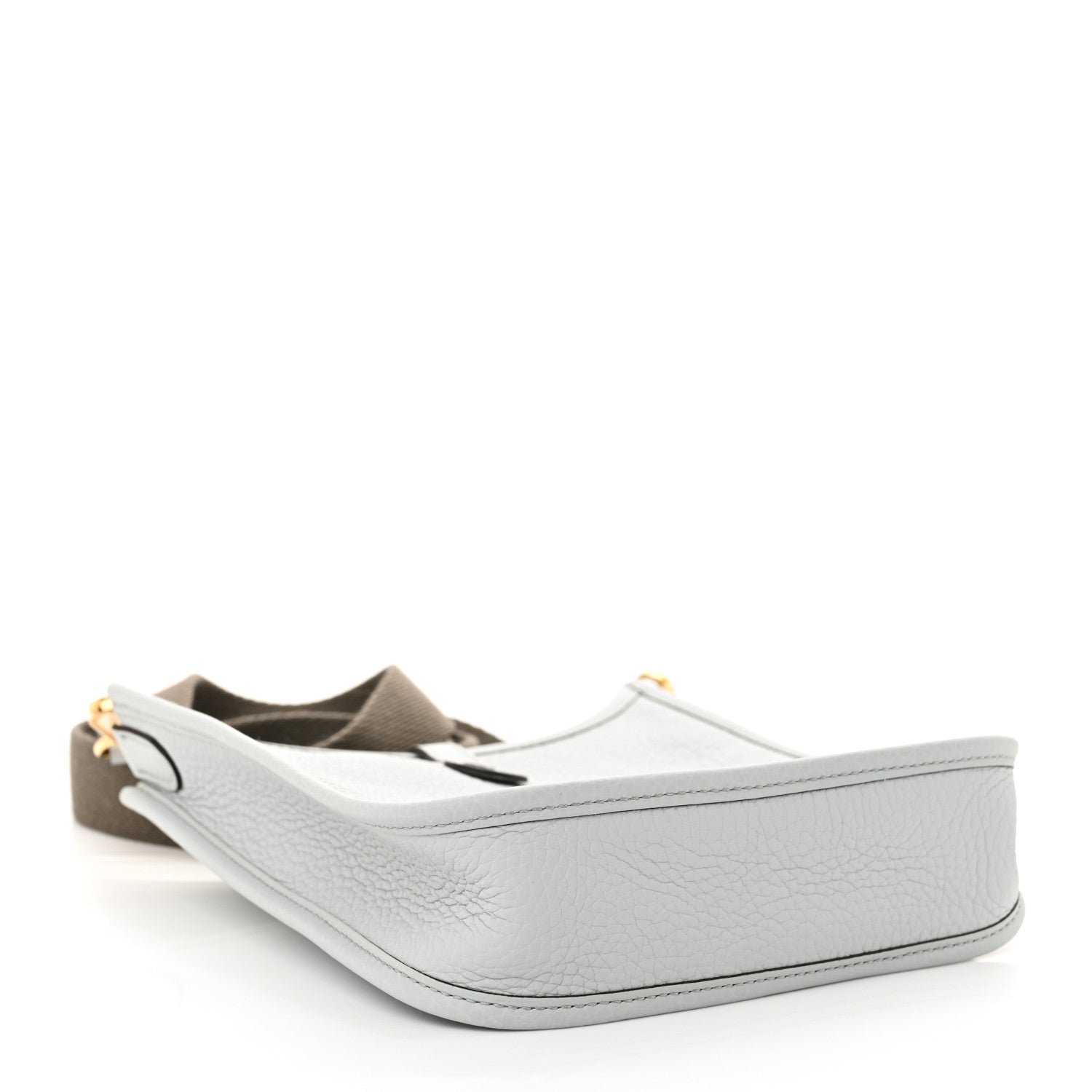 Hermes Taurillon Clemence Amazone Evelyne TPM Bleu Pale Etain 4 of 10