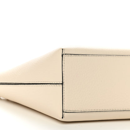 Valentino Garavani Grained Calfskin Small Rockstud Shoulder Tote Light Ivory 8 of 12