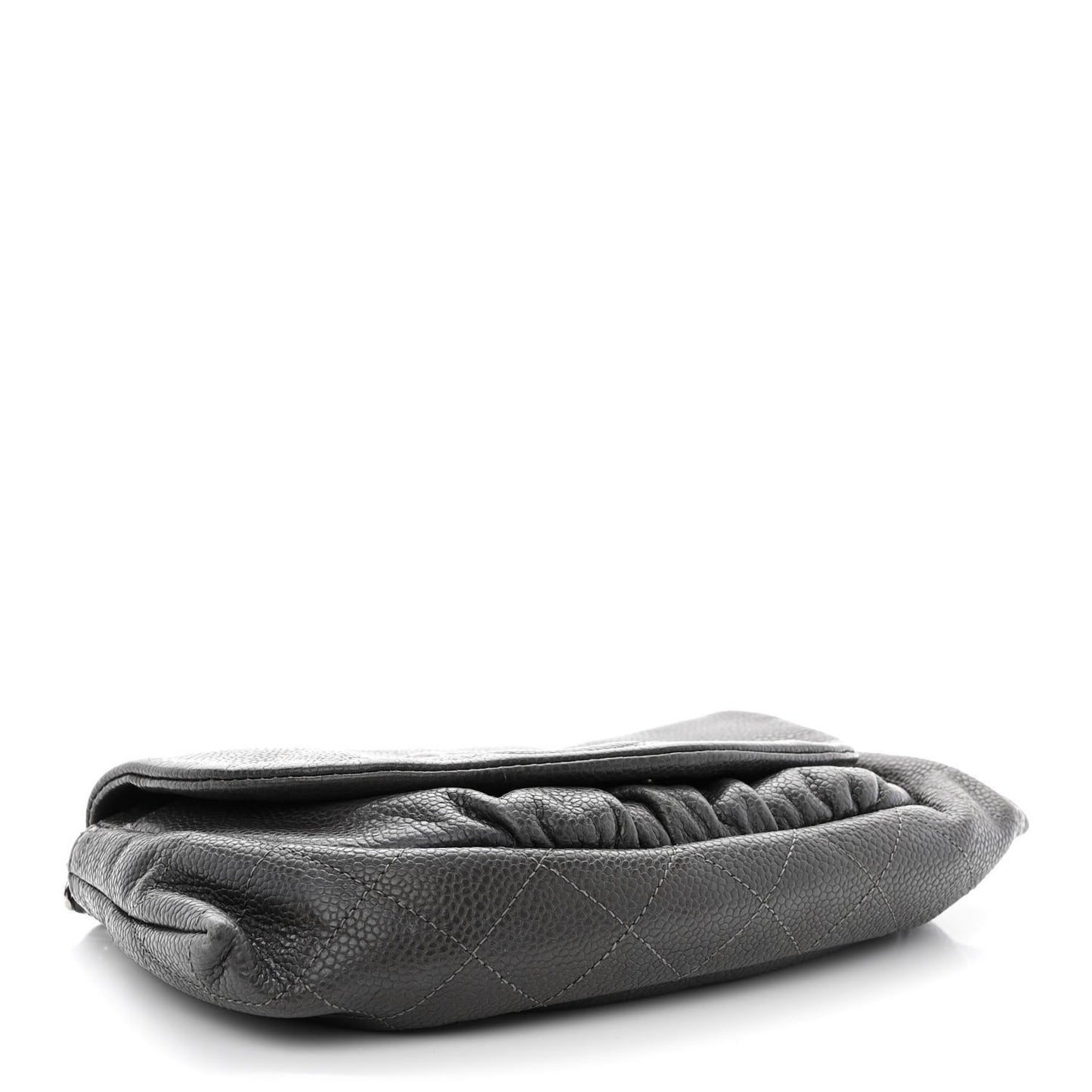 Caviar Half Moon Wallet On Chain WOC Dark Grey