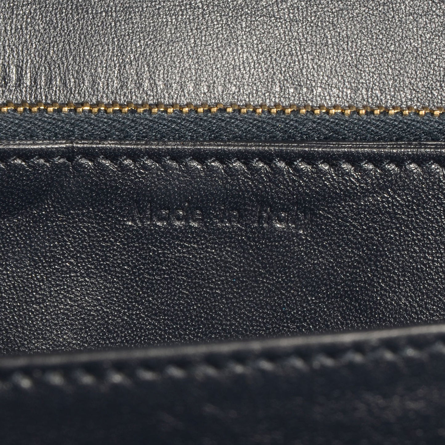 Smooth Calfskin Large Classic Box Flap Bag Navy