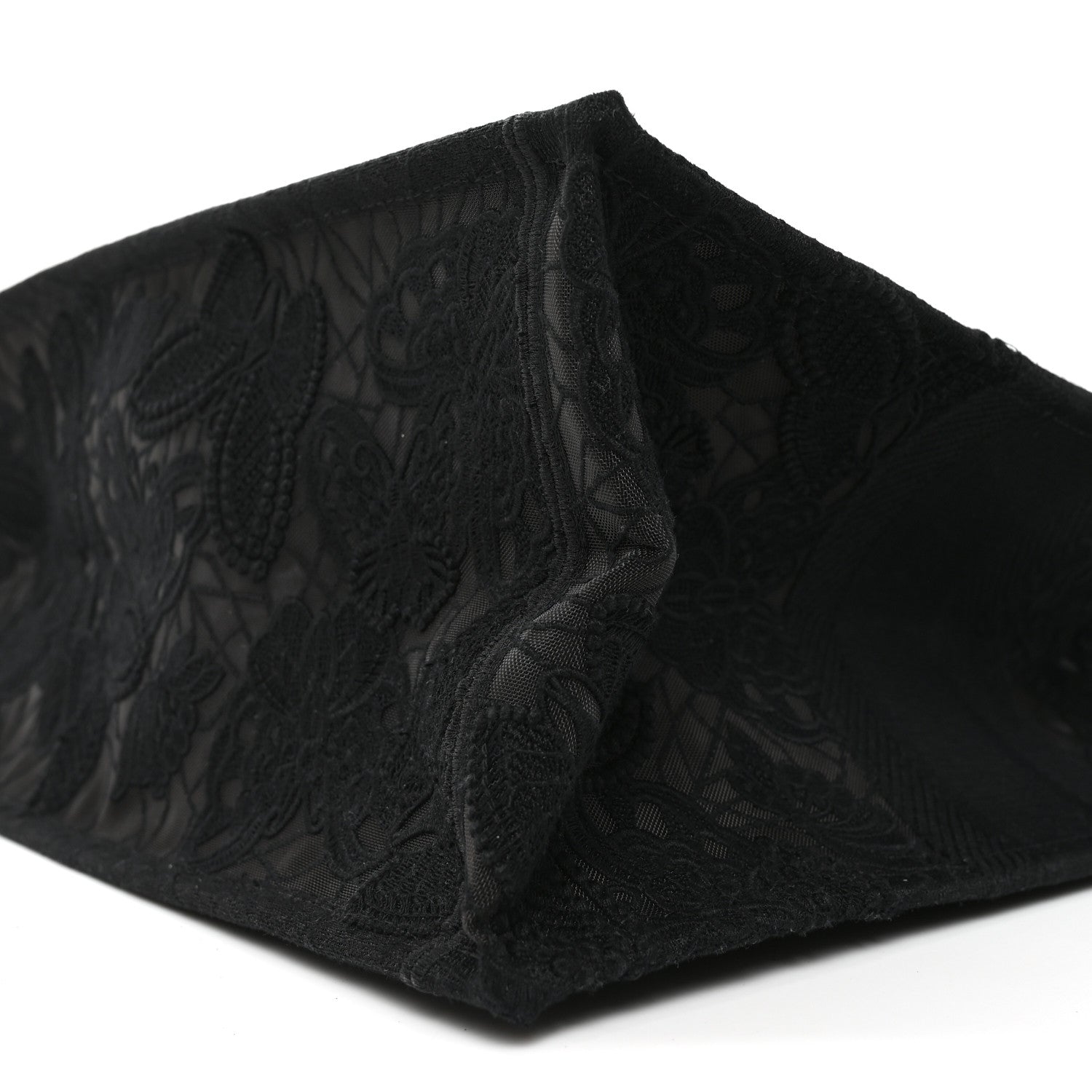 Christian Dior Embroidered 3D Macrame D-Lace Butterfly Large Book Tote Black Multicolor 10 of 10