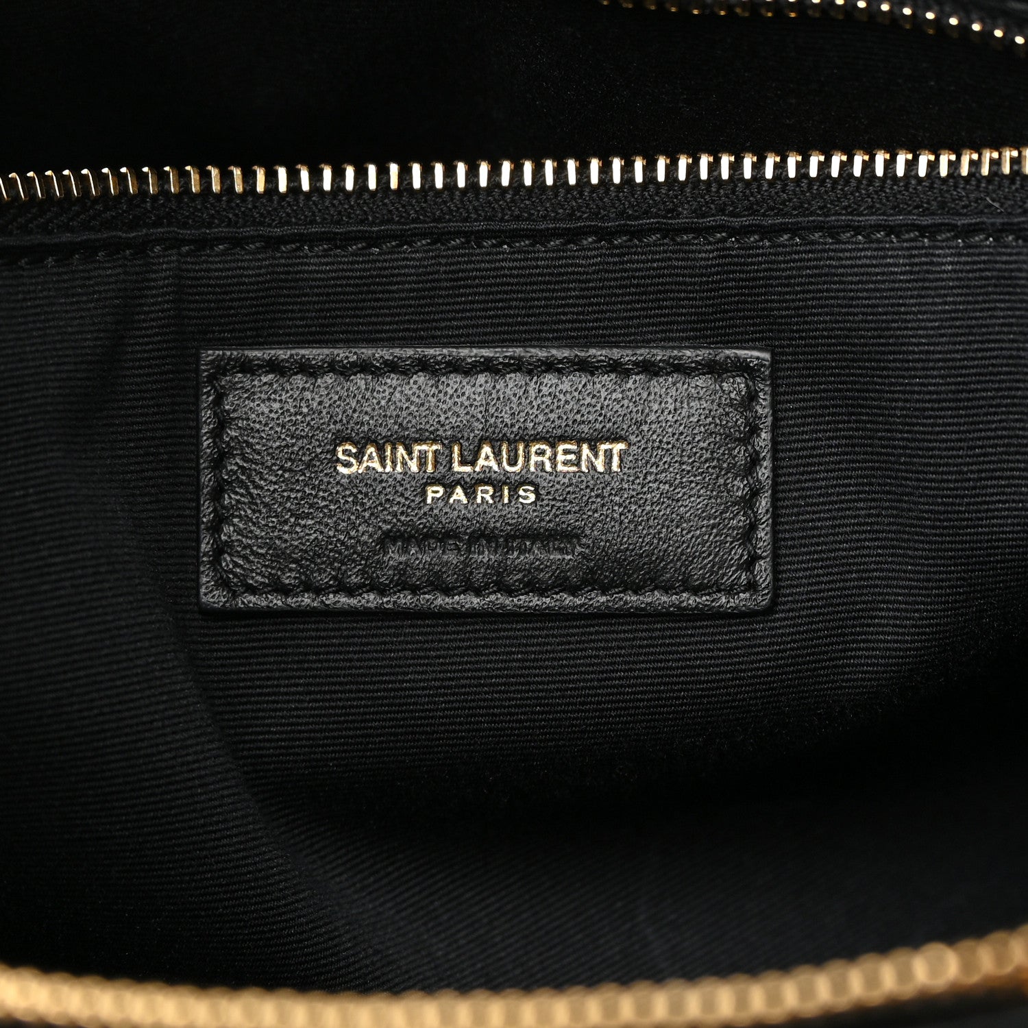 Saint Laurent Calfskin Y Quilted Monogram Large Loulou Shopper Black 7 of 17