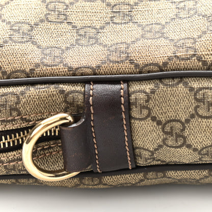 Gucci GG Supreme Monogram Selleria Calfskin Briefcase Beige Ebony Cocoa 13 of 16