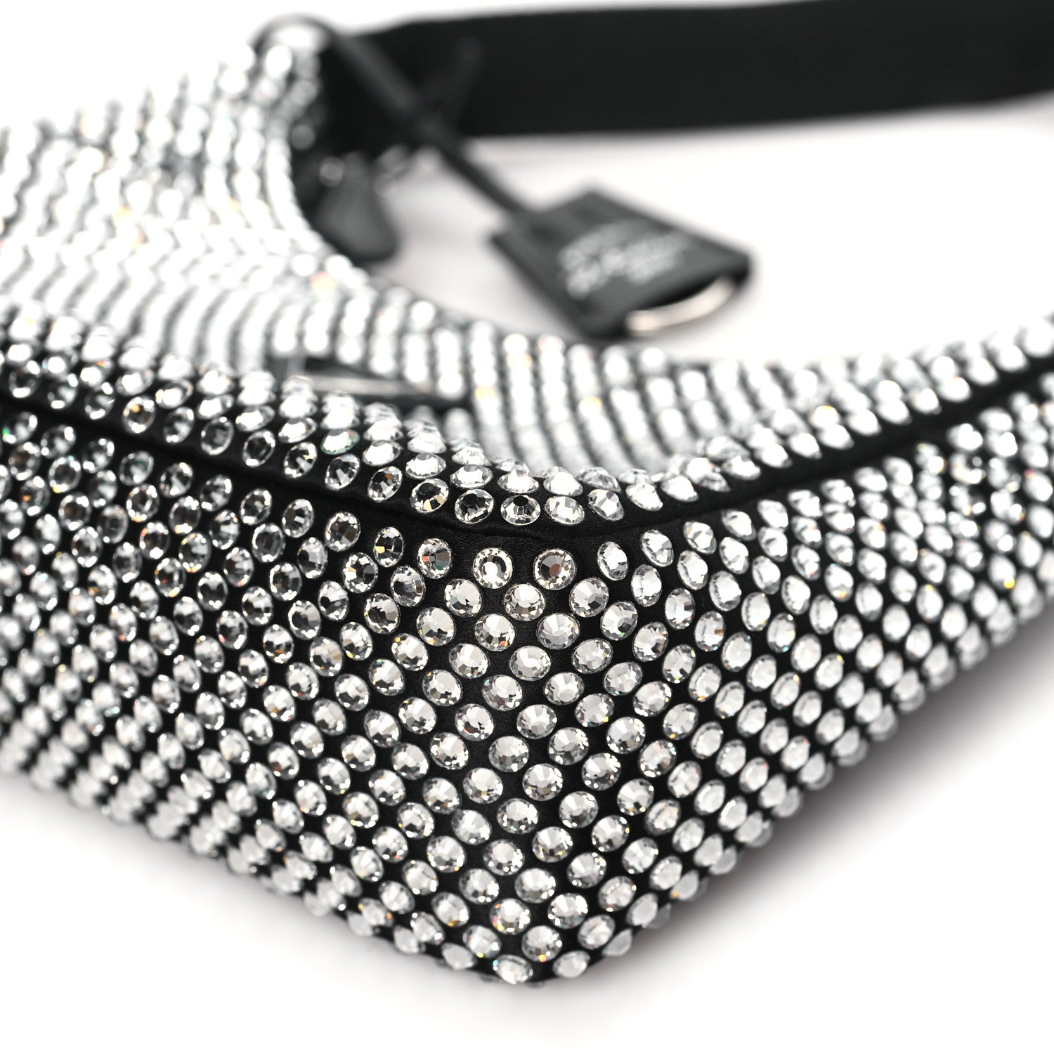 Prada Satin Crystal Mini Re-Edition 2000 Bag Cristal 10 of 11