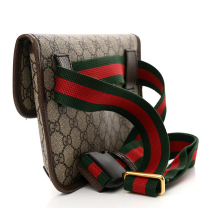 Gucci GG Supreme Monogram Neo Vintage Web Belt Bag Brown 3 of 15