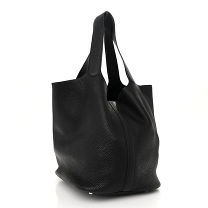 Hermes Taurillon Clemence Picotin Lock TGM Black 3 of 10
