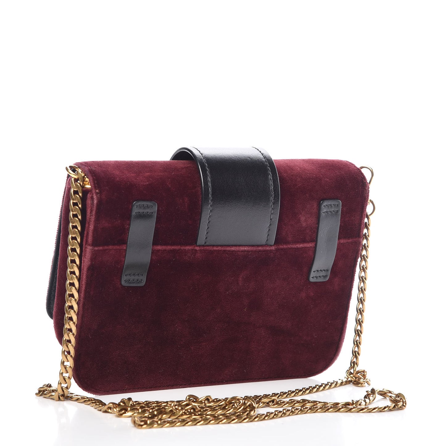 Velvet City Calfskin Cahier Belt Bag Ribes Black