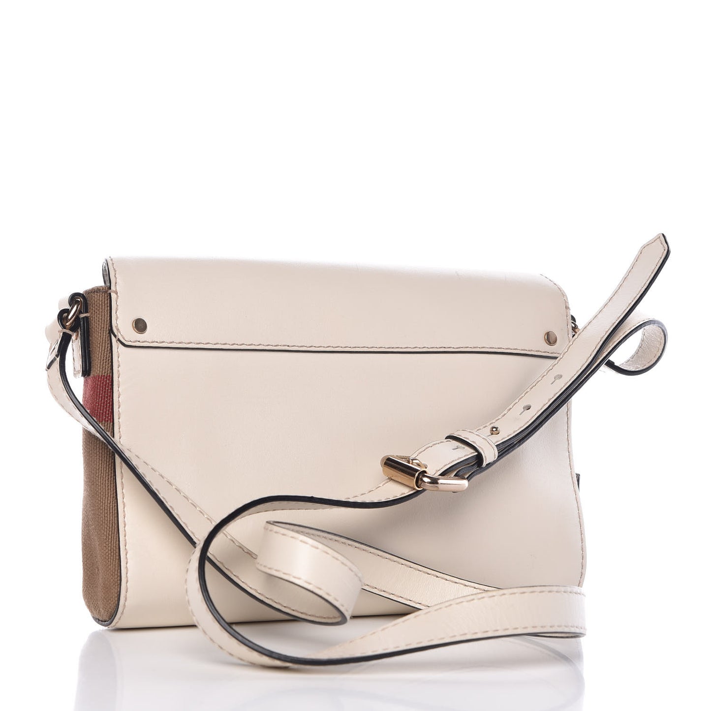 Canvas House Check Small Henham Crossbody White