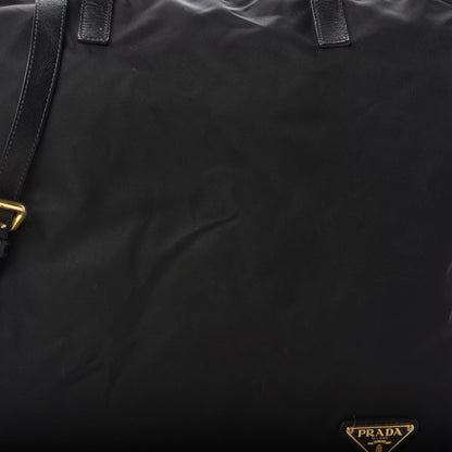 Prada Tessuto Nylon Saffiano Tote Black 11 of 11