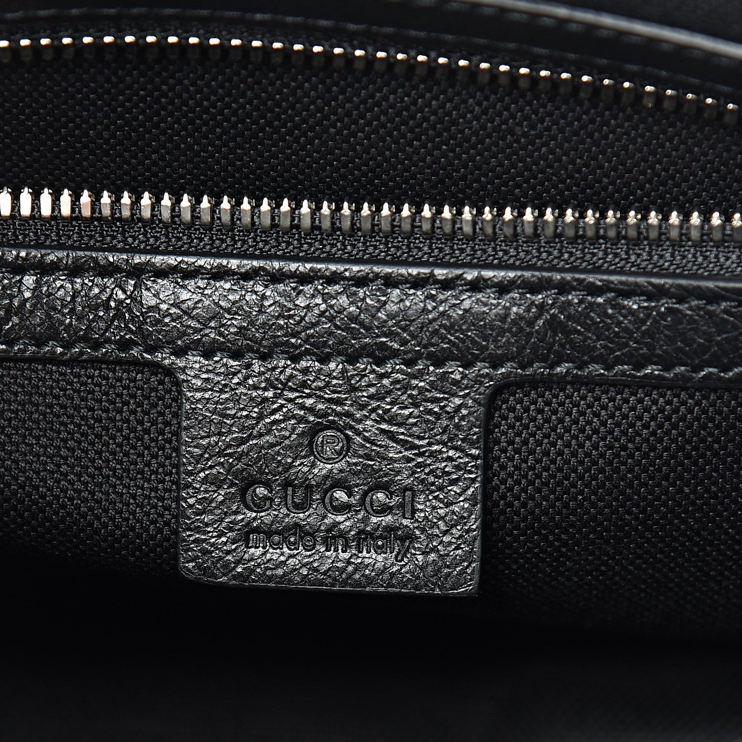 Gucci Fluffy Calfskin Morpheus Belt Bag 85 34 Black 5 of 10