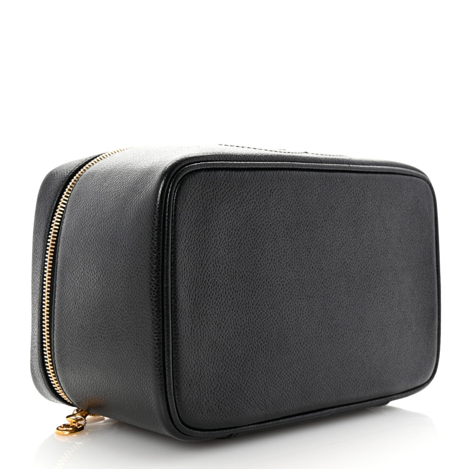 Chanel Caviar CC Vanity Cosmetic Case Black 4 of 10