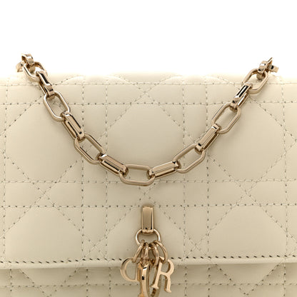 Christian Dior Lambskin Cannage Dior Talk Phone Pouch Latte 8 of 11