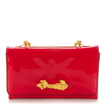 Valentino Garavani Patent Animalia Va Va Voom Shoulder Bag Red 1 of 7