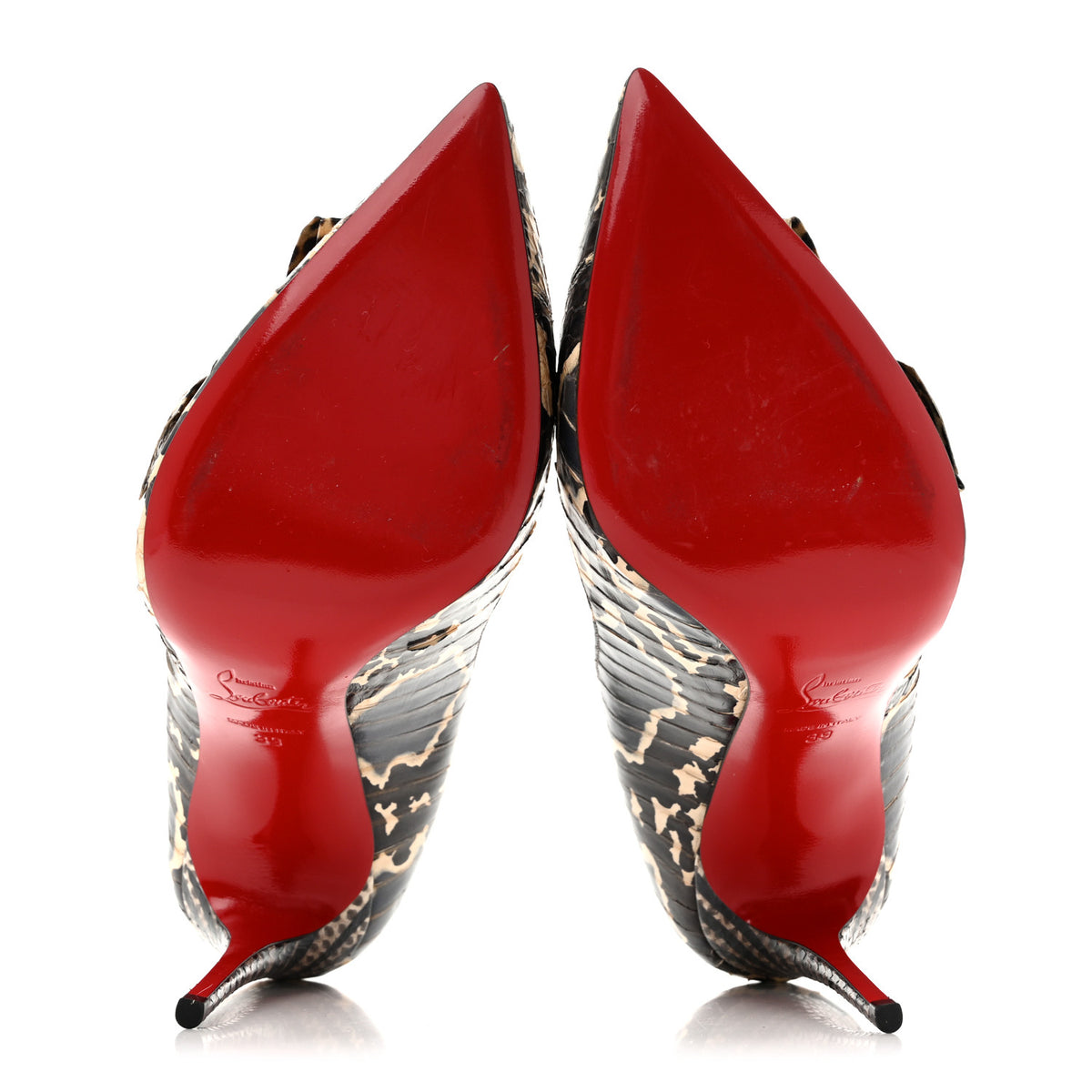 Ayers Watersnake Madame Menodo 100 Pumps 39 Black Gold