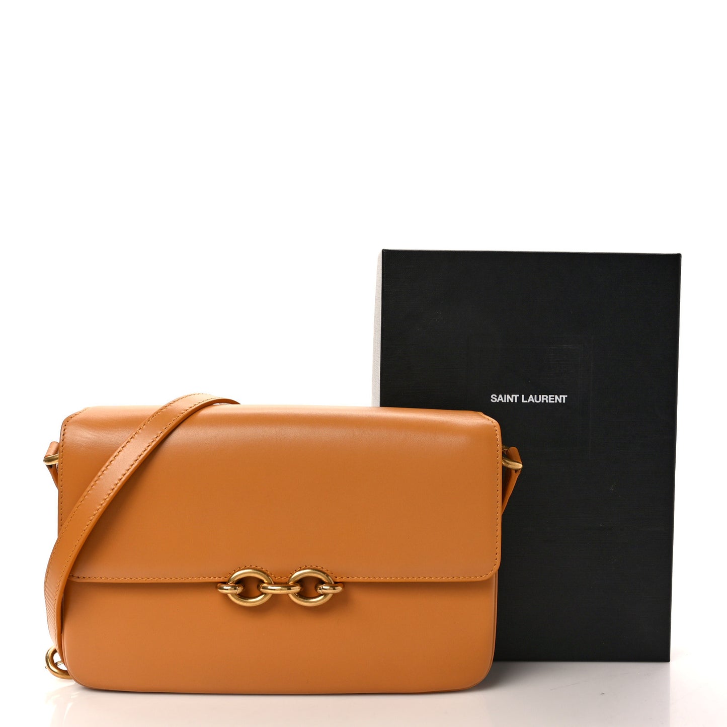 Smooth Calfskin Le Maillon Satchel Yellow