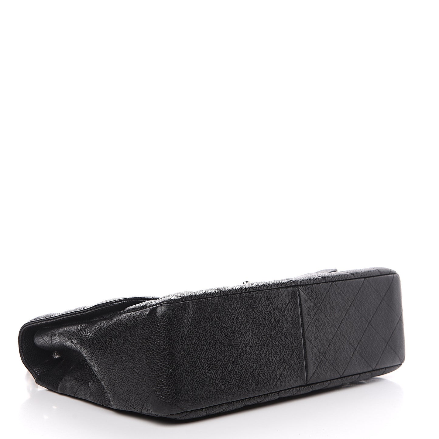 Caviar Quilted Jumbo Single Flap Black
