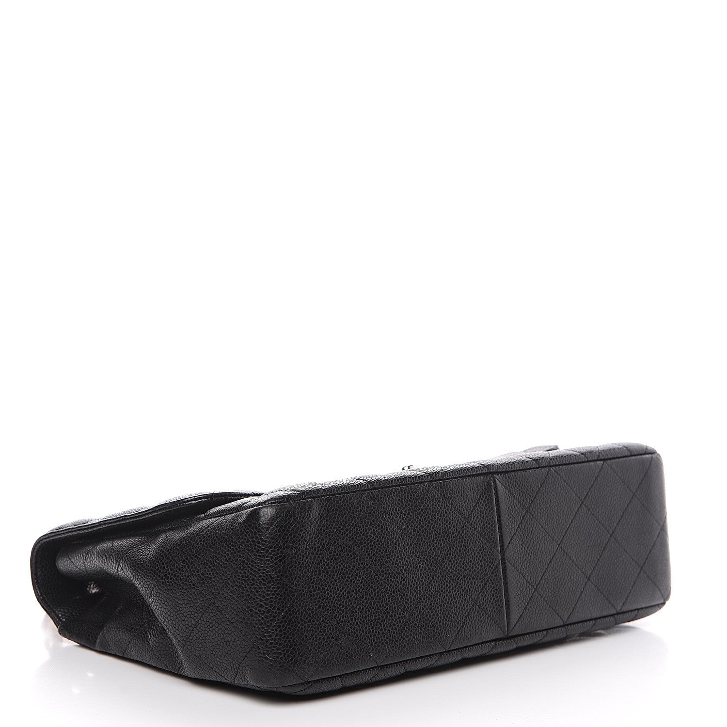 Chanel Caviar Quilted Jumbo Single Flap Black 3 of 15