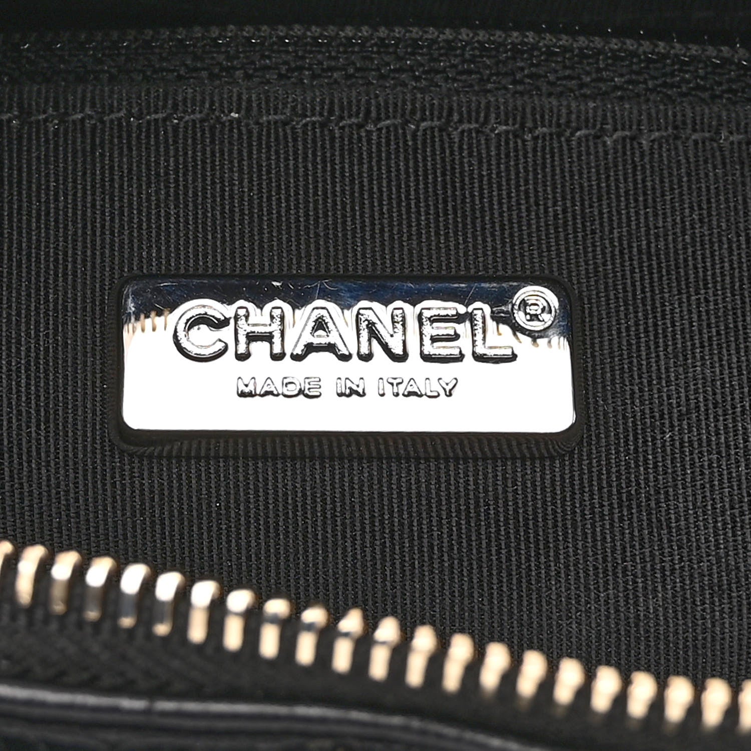 Chanel Calfskin Crocodile Embossed Small Gabrielle Cocodile Hobo Black 6 of 10
