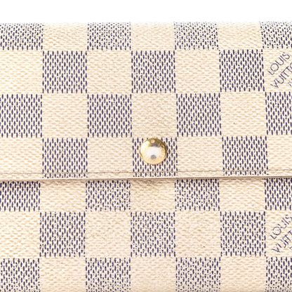 Louis Vuitton Damier Azur Sarah Wallet 11 of 13