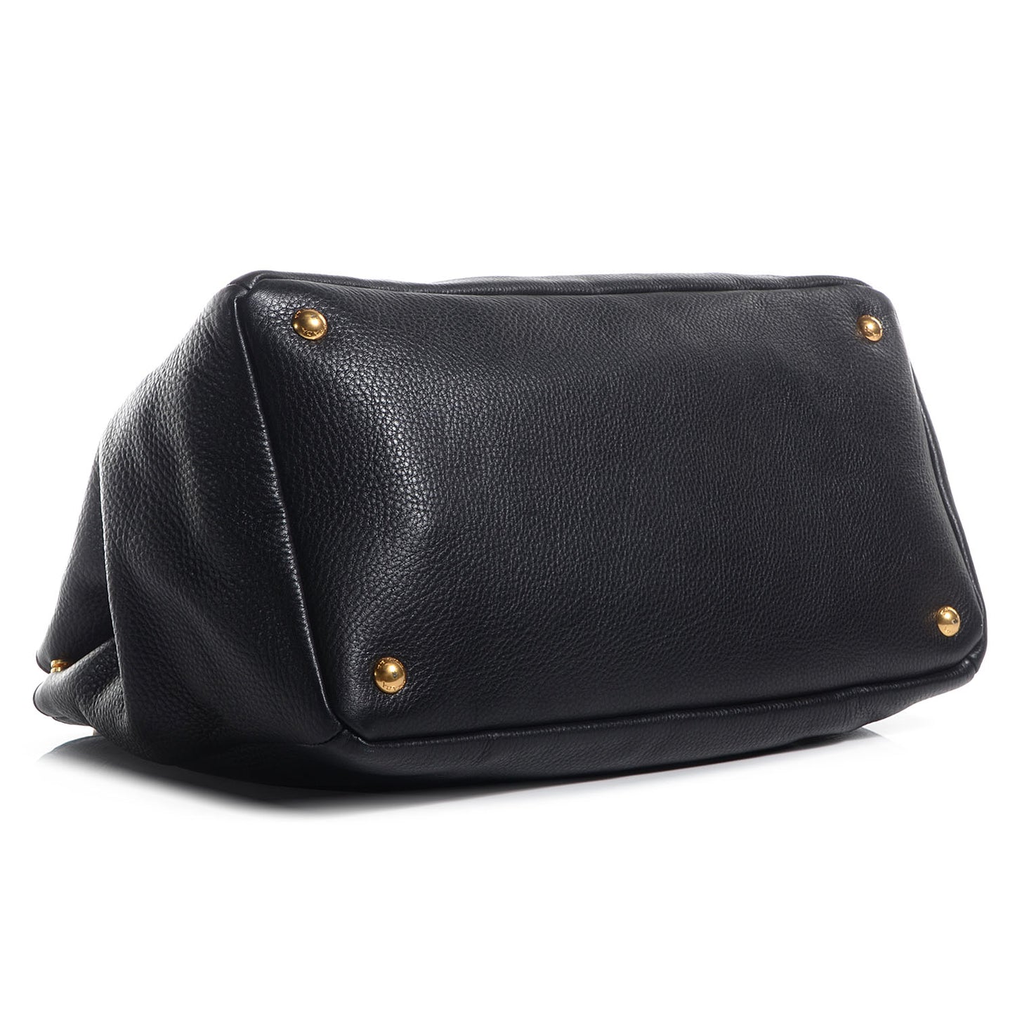 Vitello Daino East West Tote Nero Black