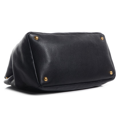 Prada Vitello Daino East West Tote Nero Black 5 of 11