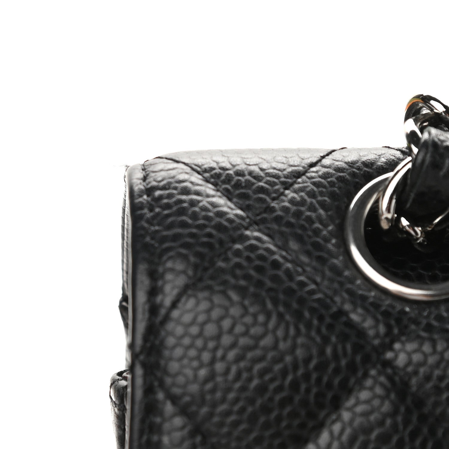 Chanel Caviar Quilted Medium Double Flap Black 10 of 11