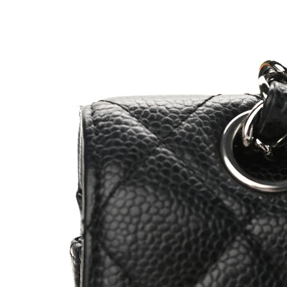 Chanel Caviar Quilted Medium Double Flap Black 10 of 11