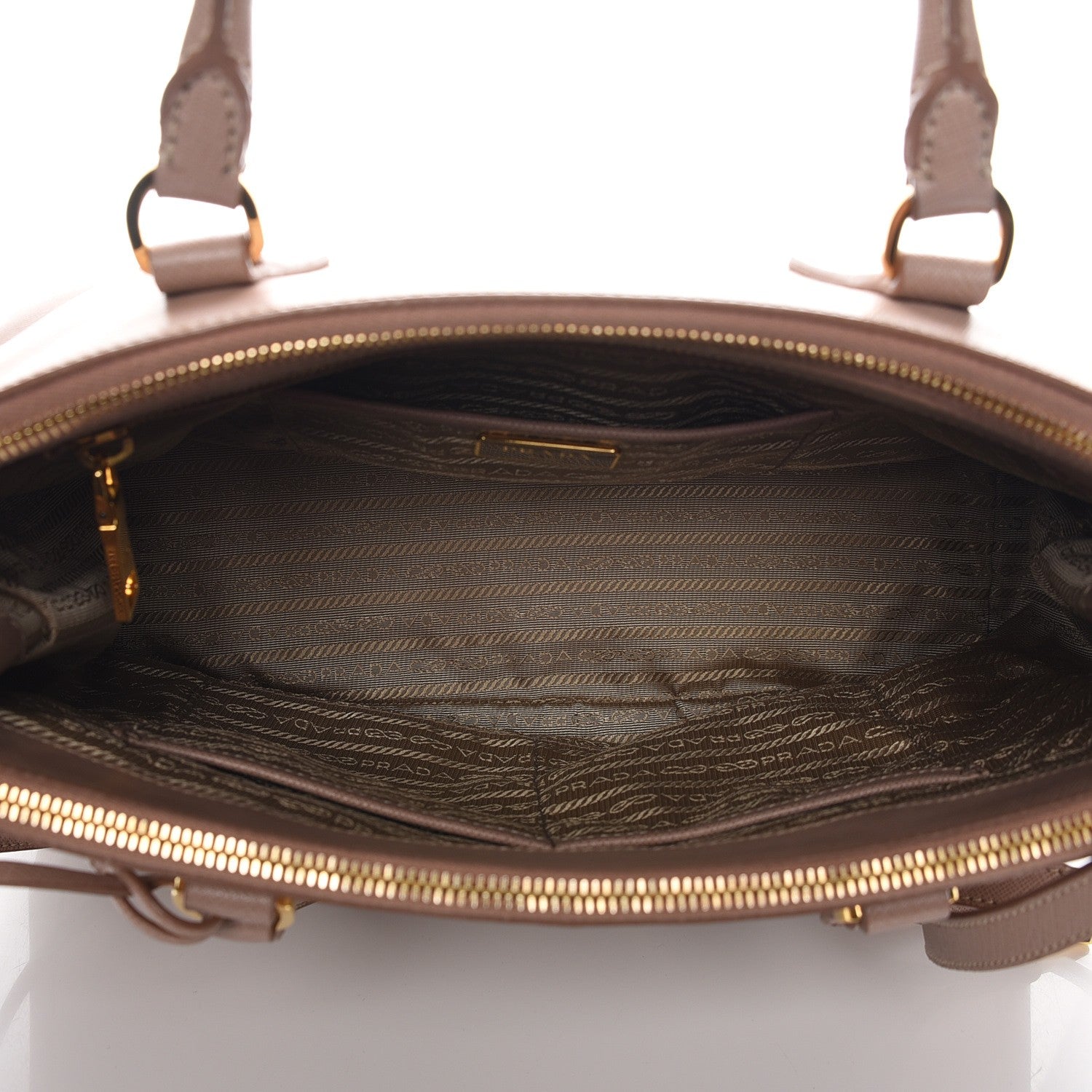 Prada Saffiano Medium Galleria Double Zip Tote Cammeo 6 of 9