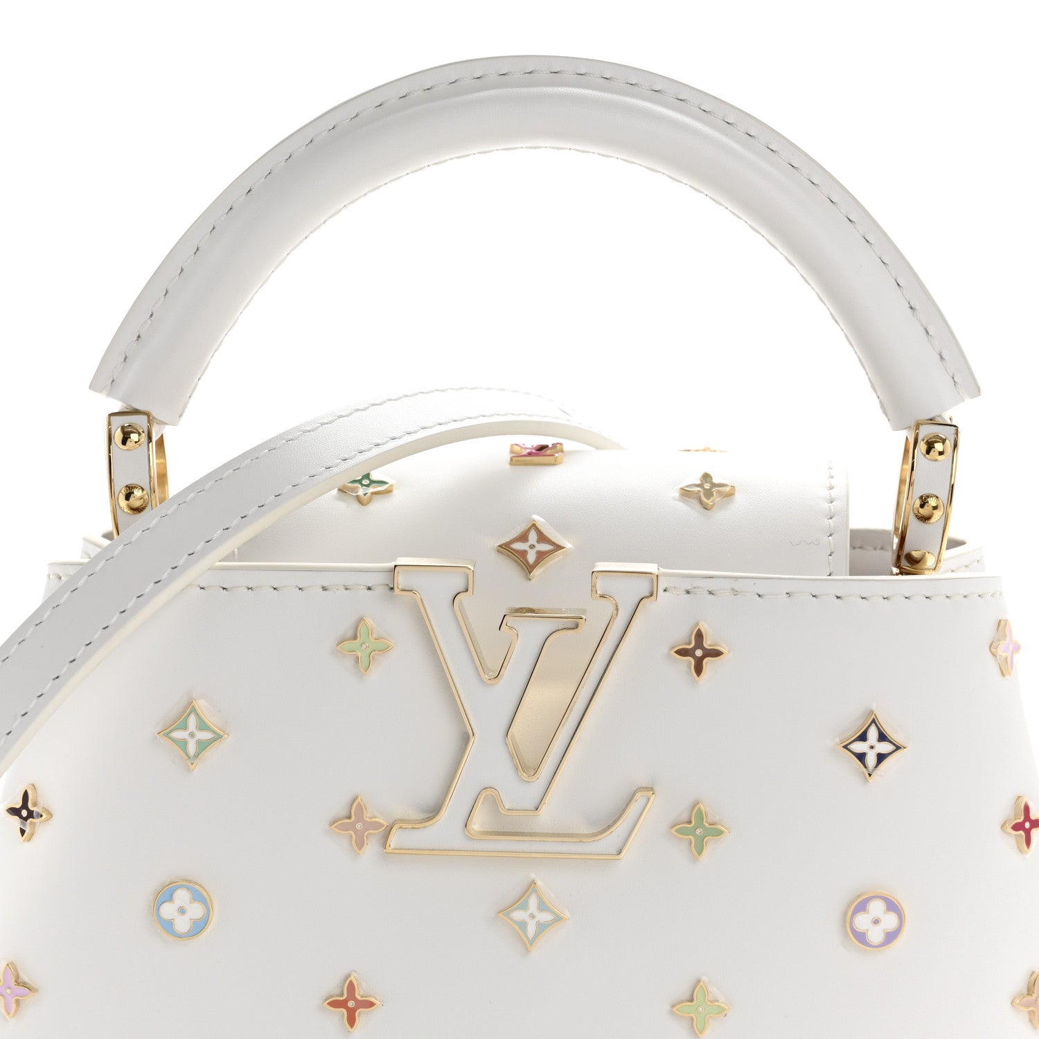 Louis Vuitton LV X TM Cowhide Mini Capucines Multicolor 7 of 11