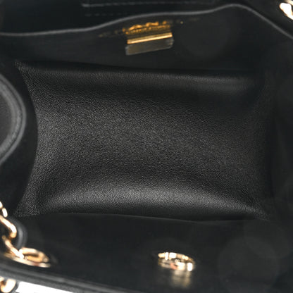 Chanel Caviar Quilted Mini Bucket Bag Black 5 of 9