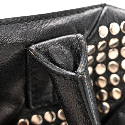Saint Laurent Calfskin Studded Easy Sac Black 17 of 20