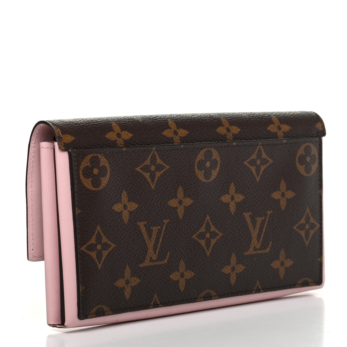 Monogram Flore Wallet Rose Ballerine
