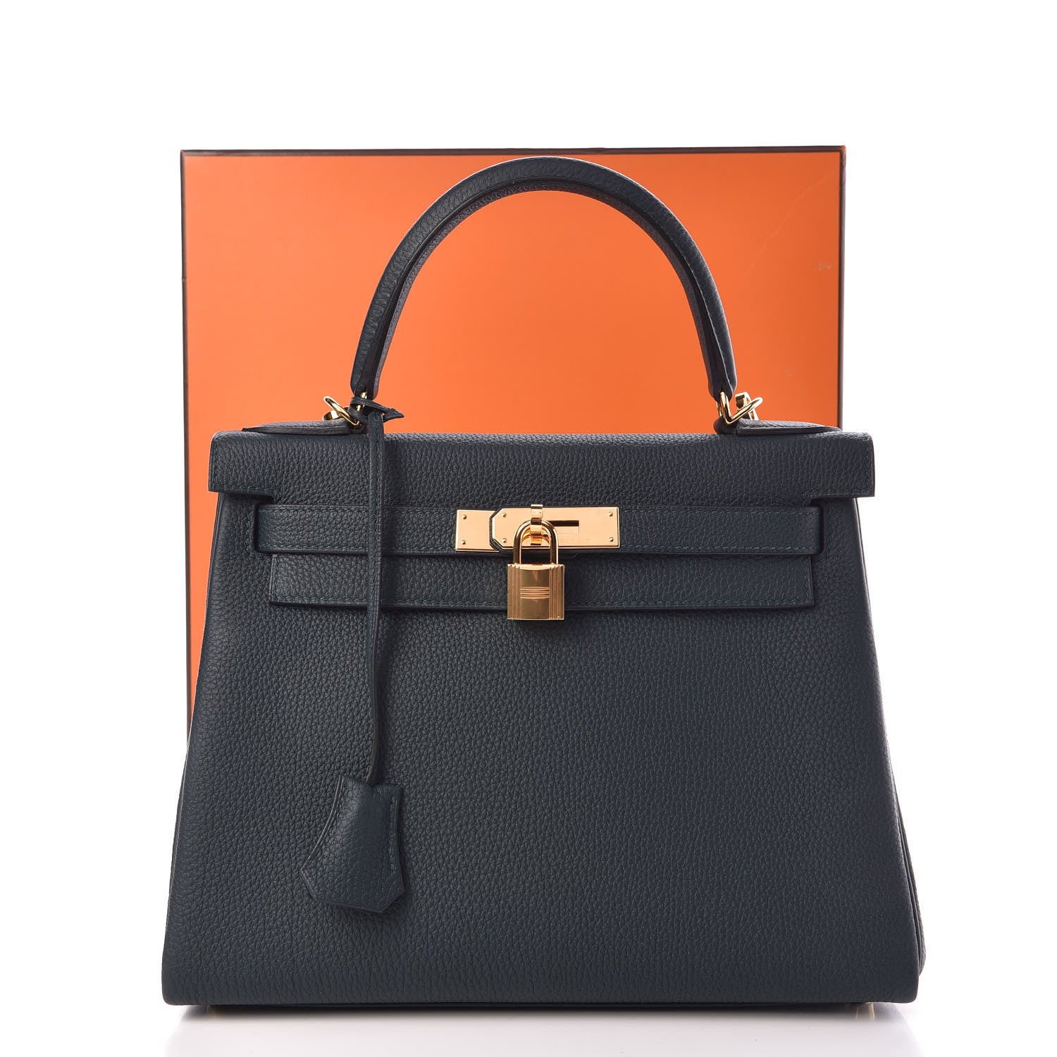 Hermes Togo Kelly Retourne 28 Vert Cypress 39 of 40