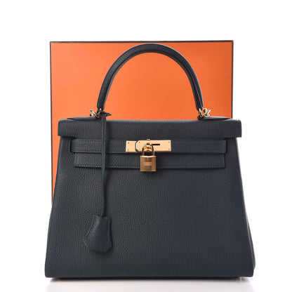 Hermes Togo Kelly Retourne 28 Vert Cypress 39 of 40