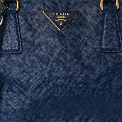 Prada Saffiano Medium Galleria Double Zip Tote Baltico 8 of 11