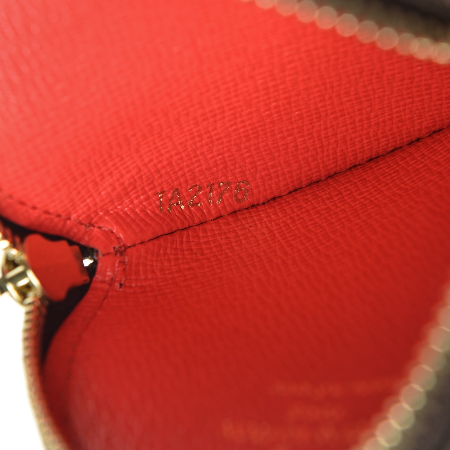 Monogram 2016 Christmas Animation Round Coin Purse Rouge