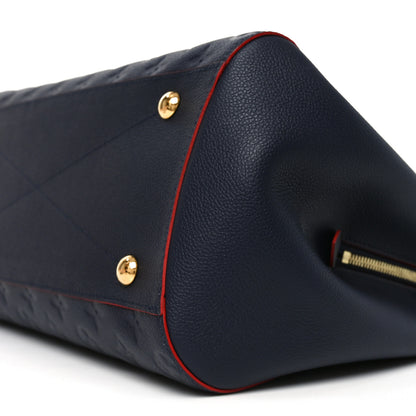Louis Vuitton Empreinte Montaigne MM Marine Rouge 9 of 9