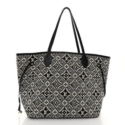 Louis Vuitton Jacquard Since 1854 Neverfull MM Grey 3 of 10